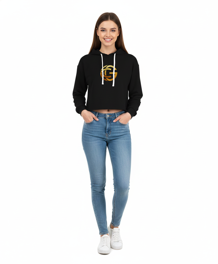 Lady'S Cropped Hoodie | Independent Trading Co. AFX64CRP
