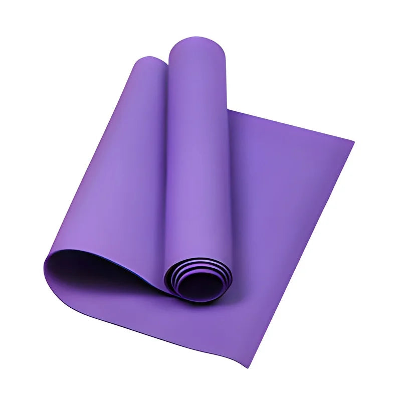 4mm Thick EVA Anti-Slip Yoga Mat – Fitness Exercise Mat for Yoga, Pilates, Stretching & Gym Workouts