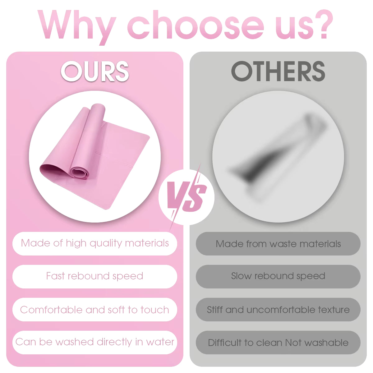 4mm Thick EVA Anti-Slip Yoga Mat – Fitness Exercise Mat for Yoga, Pilates, Stretching & Gym Workouts