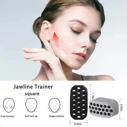 Silicone Jaw Exerciser & Facial Toner – Jawline Fitness Ball for Neck Toning, Double Chin Reduction & Facial Workout
