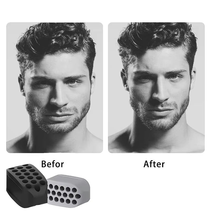 Silicone Jaw Exerciser & Facial Toner – Jawline Fitness Ball for Neck Toning, Double Chin Reduction & Facial Workout