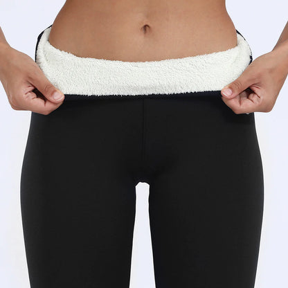 Premium Winter Leggings Warm Thick High Stretch Lamb Cashmere Leggings Skinny Fitness Woman Pants