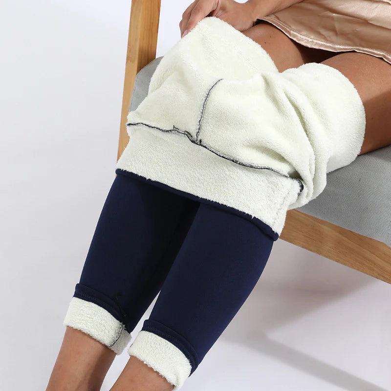 Premium Winter Leggings Warm Thick High Stretch Lamb Cashmere Leggings Skinny Fitness Woman Pants