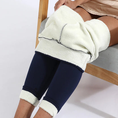 Premium Winter Leggings Warm Thick High Stretch Lamb Cashmere Leggings Skinny Fitness Woman Pants