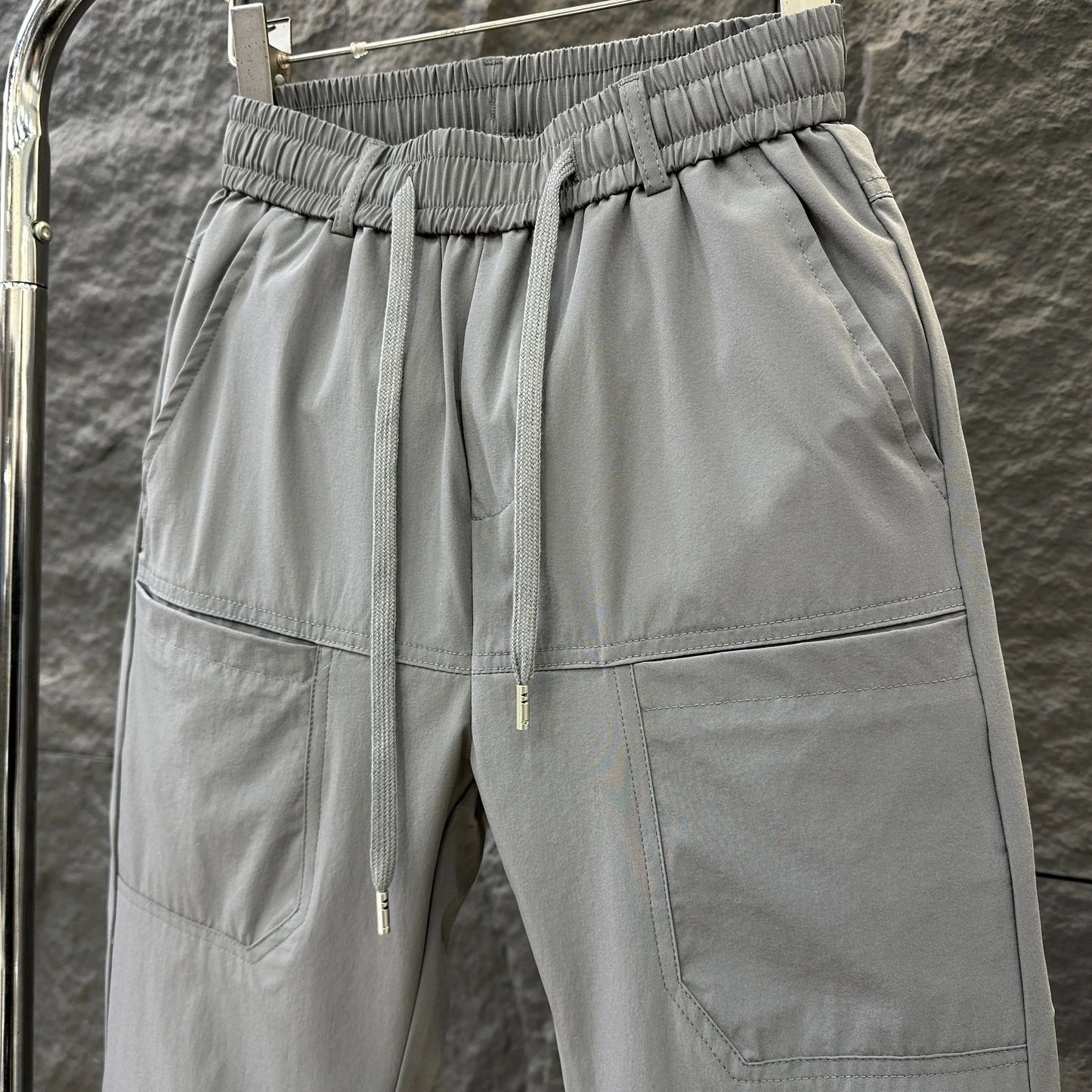 Multi-Pocket Durable Cargo Pants  Waterproof High Elastic