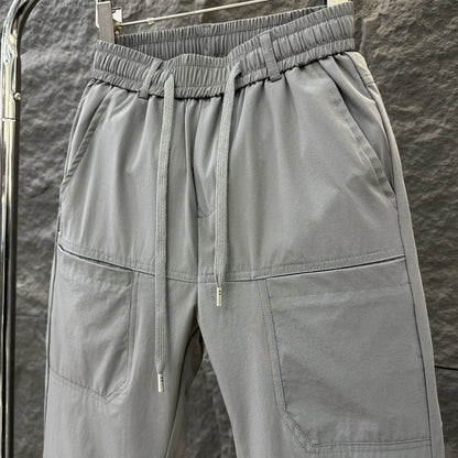 Multi-Pocket Durable Cargo Pants  Waterproof High Elastic