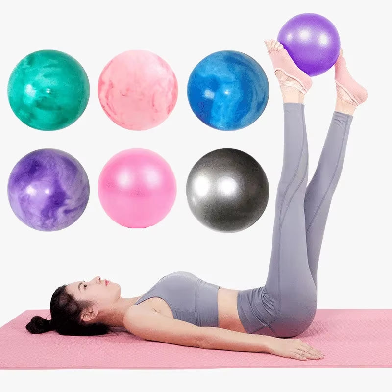 25cm Yoga Ball – Mini Pilates Ball for Balance Training, Core Strength, Stretching & Indoor Fitness Workouts