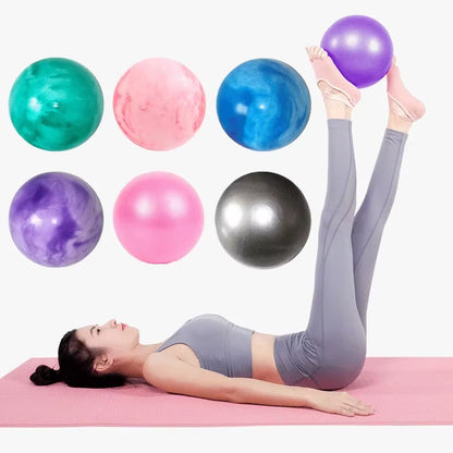 25cm Yoga Ball – Mini Pilates Ball for Balance Training, Core Strength, Stretching & Indoor Fitness Workouts