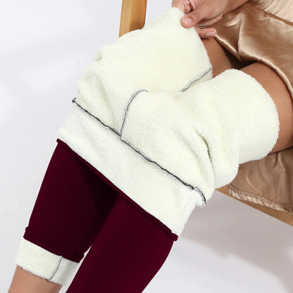 Premium Winter Leggings Warm Thick High Stretch Lamb Cashmere Leggings Skinny Fitness Woman Pants