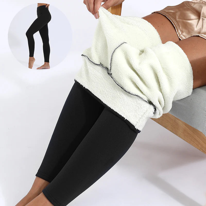 Premium Winter Leggings Warm Thick High Stretch Lamb Cashmere Leggings Skinny Fitness Woman Pants
